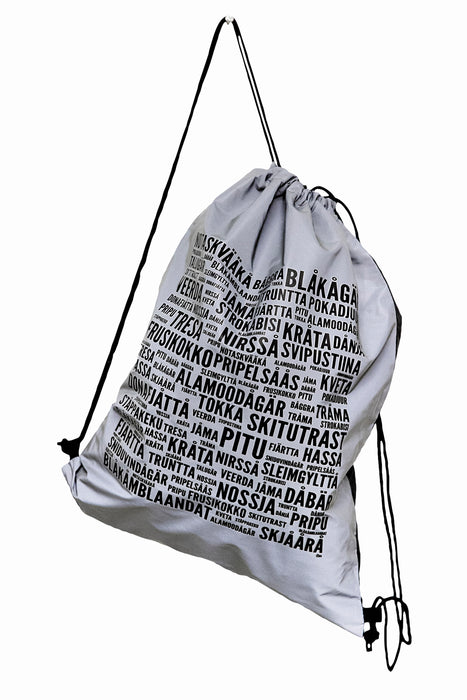Reflekterande ryggsäck: Östnyländska dialektord